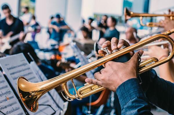 Do trumpet players have a greater expiratory capacity than those who do not play a wind instrument?